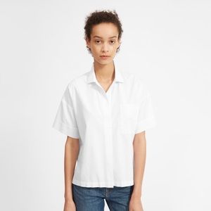 Everlane The Cotton Popover Shirt 12 White